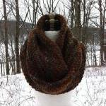 Hand-painted Wool Giant Cowl - Mother Earth..