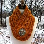 Warmer With Giant Covered Button - Butterscotch -..
